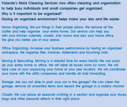 Yolanda's Organizing Services Los Angeles